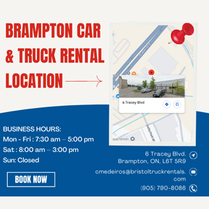 Brampton Bramalea Car Rental and Truck Rental